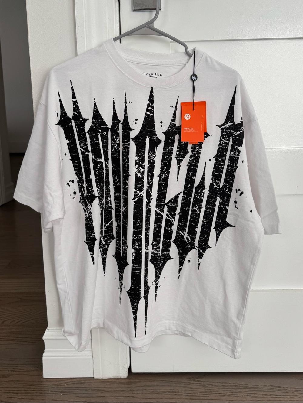 NEW! YoungLA  Tee Abstract Print - Men Medium